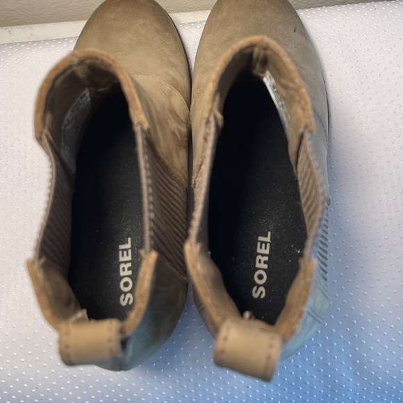 Sorel Women's Joan Of Arctic Wedge II Chelsea Nude Color Size 5.5 NL3022-010. - Picture 7 of 8